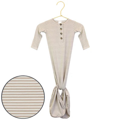 Lou Lou and Company Preemie Knotted Gown - Banks