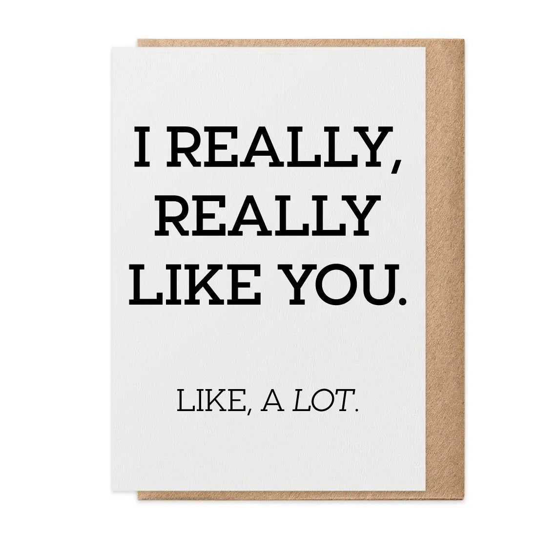 Paisley and Parsley Really Like You - Greeting Card