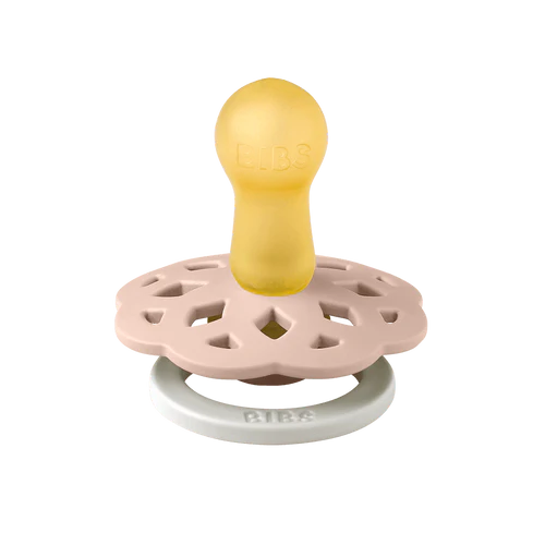 BIBS Boheme GLOW 2-Pack Pacifier Set - Blush/Vanilla
