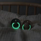 BIBS Colour GLOW 2-Pack Pacifier Set - Iron/Baby Blue