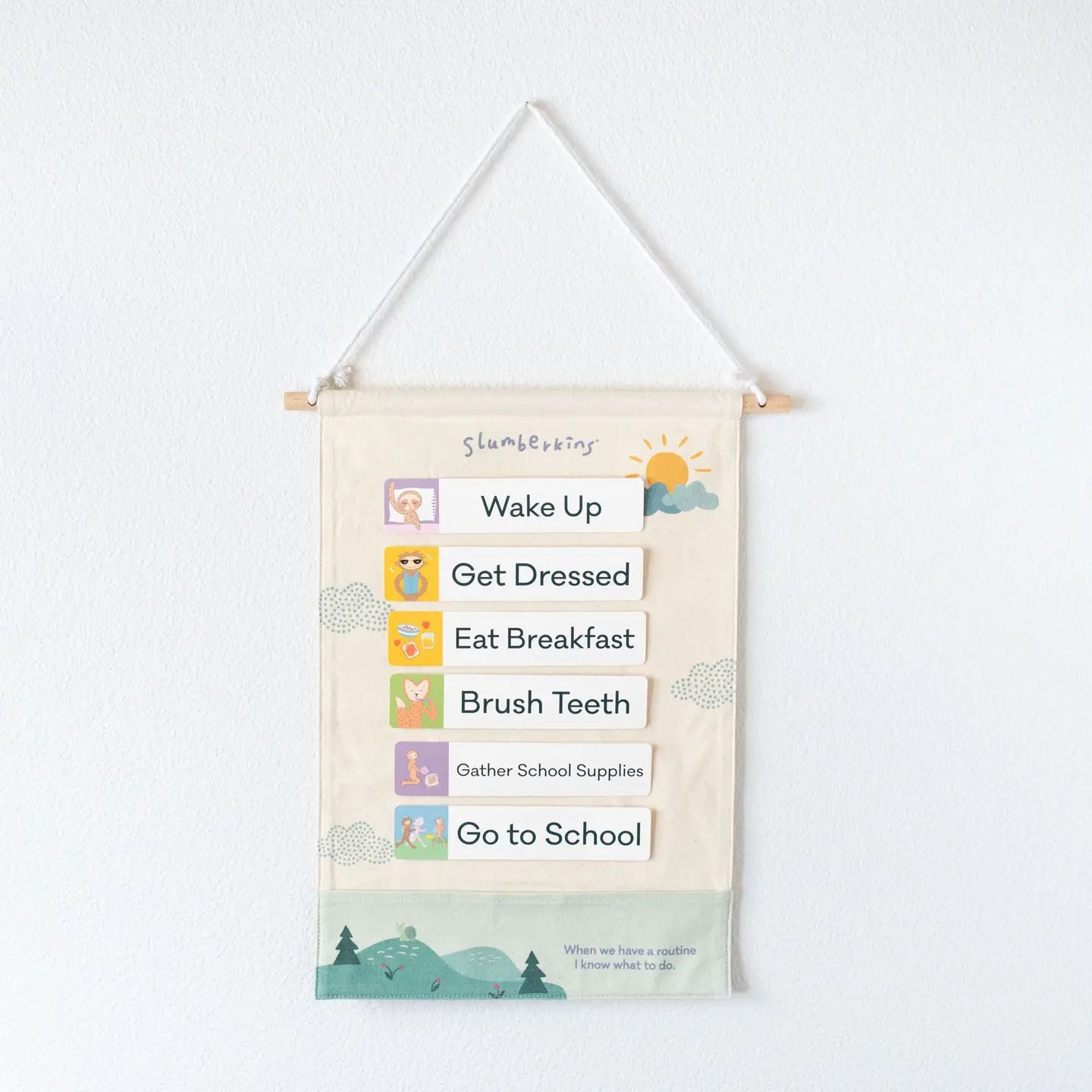 Slumberkins Routines Visual Schedule