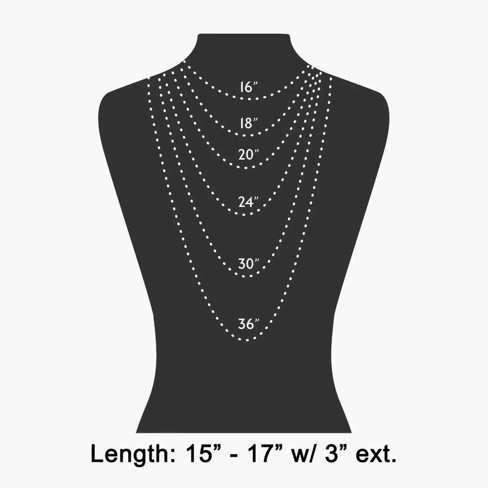 Fame Assorted Three Layered Cz Charm Chain Necklace