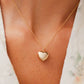 Made by Mary Puffy Heart Charm Necklace