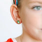 Pierced Co Emerald Gem Earrings