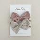 Emi Lei Nylon Stretchy Bow Headband Set