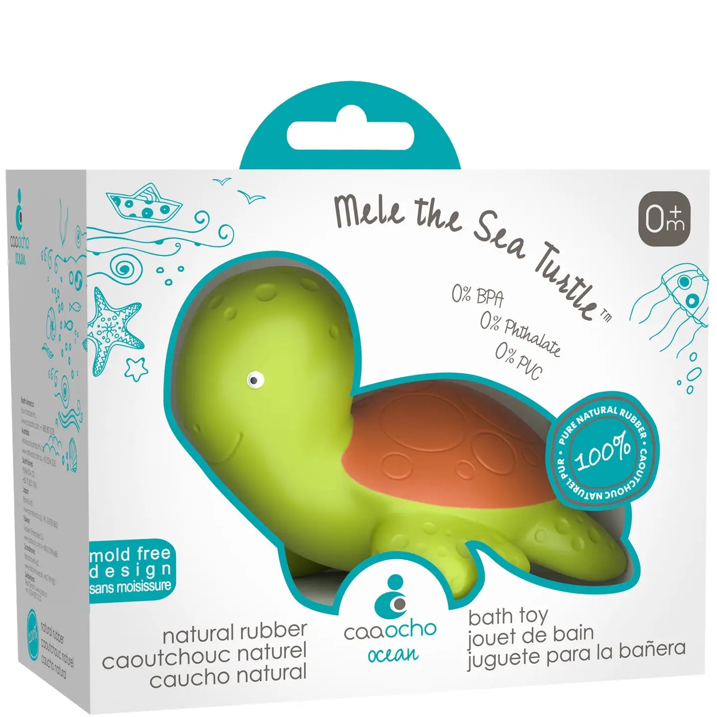 CaaOcho Natural Rubber Bath Toy