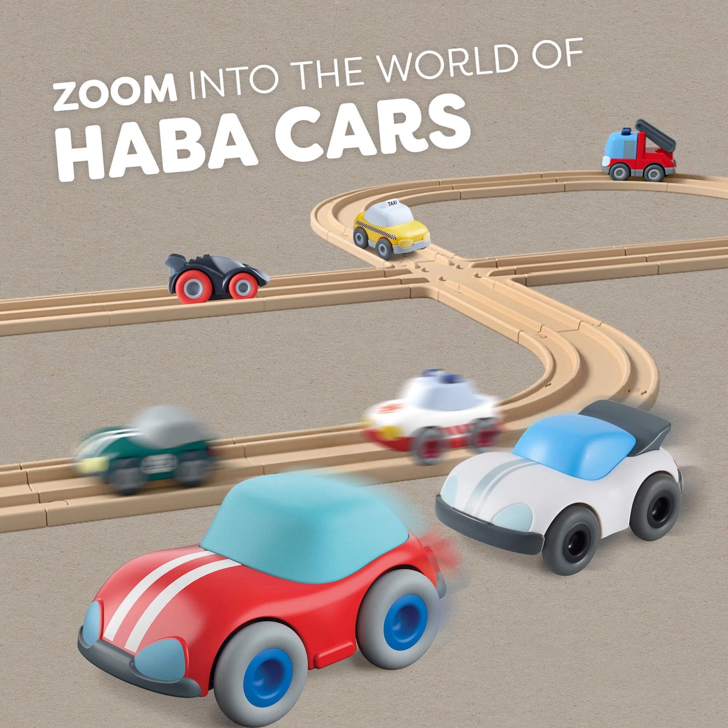 HABA USA Momentum Motor Cars - Taxi