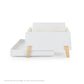 Dadada Fun Bed - Twin - White / Natural