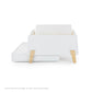 Dadada Fun Bed - Twin - White / Natural