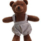 Creative Co op Plush Animal in Overalls