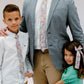 Boy wearing Boon Ties Boys' Tie - Blooming Floral