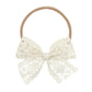 Lou Lou and Company Lace Bow Headband - Ivory