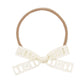 Lou Lou and Company Lace Bow Headband - Cream Eyelet