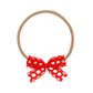 Lou Lou and Company Lace Bow Headband - Mini - Red