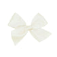 Lou Lou and Company Satin Bow Headband - Large - Cream
