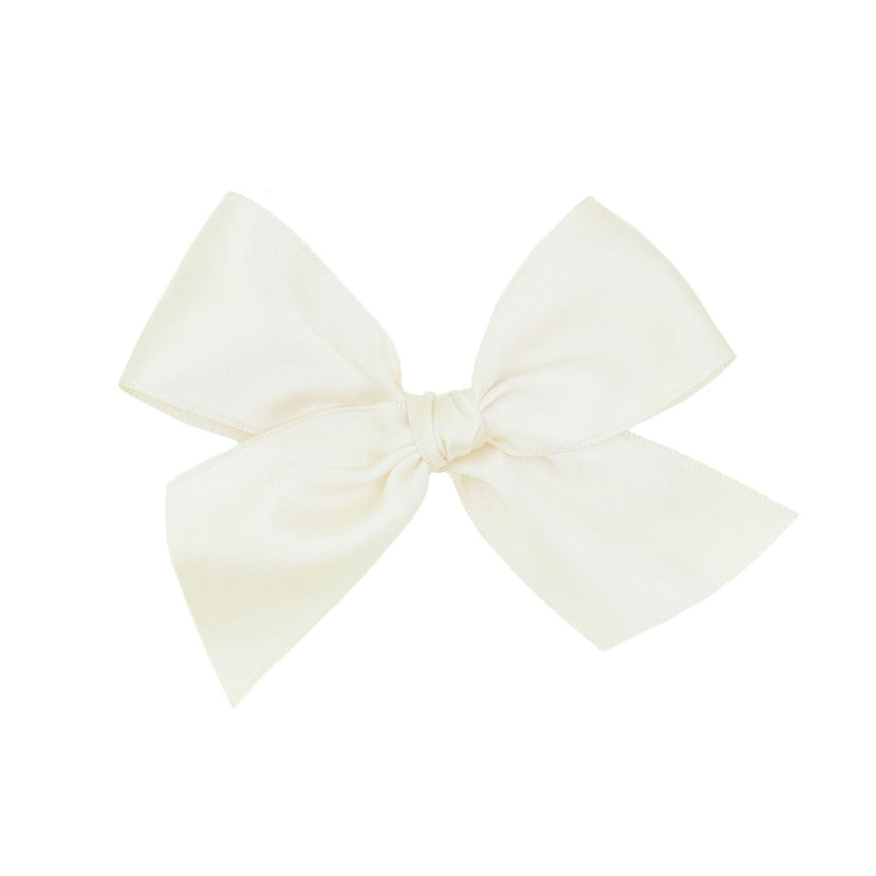 Lou Lou and Company Satin Bow Headband - Large - Cream