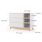 Dadada Central Park 3-Drawer Dresser - 2.0 - White / Natural