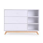Dadada Central Park 3-Drawer Dresser - 2.0 - White / Natural