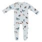 Kyte BABY Zippered Footie - Horse