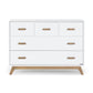 Dadada Soho 5-Drawer Dresser - 2.0 - White / Walnut