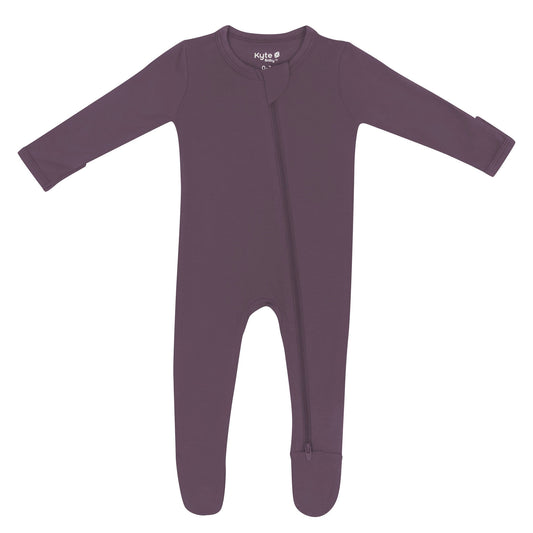 Kyte Baby Zippered Footie - Currant