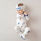 Kyte Baby Zippered Footie - Football