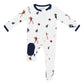 Kyte Baby Zippered Footie - Football