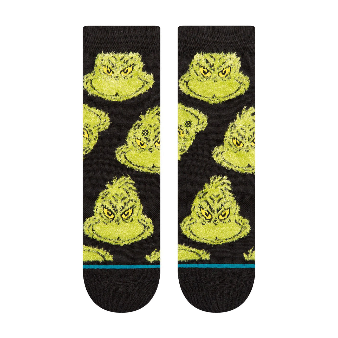 Stance Kids' Crew Socks - Mean One - Black