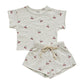Mebie Baby Cherries Short Set