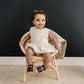 Mebie Baby Oatmeal Gingham Peplum Set
