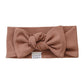 Mebie Baby Ribbed Head Wrap - Dusty Rose