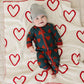 Mebie Baby Heart Plush Blanket
