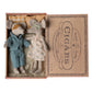 Maileg Mum and Dad Mice in Cigar Box