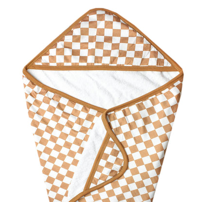Copper Pearl Knit Hooded Towel - Rad