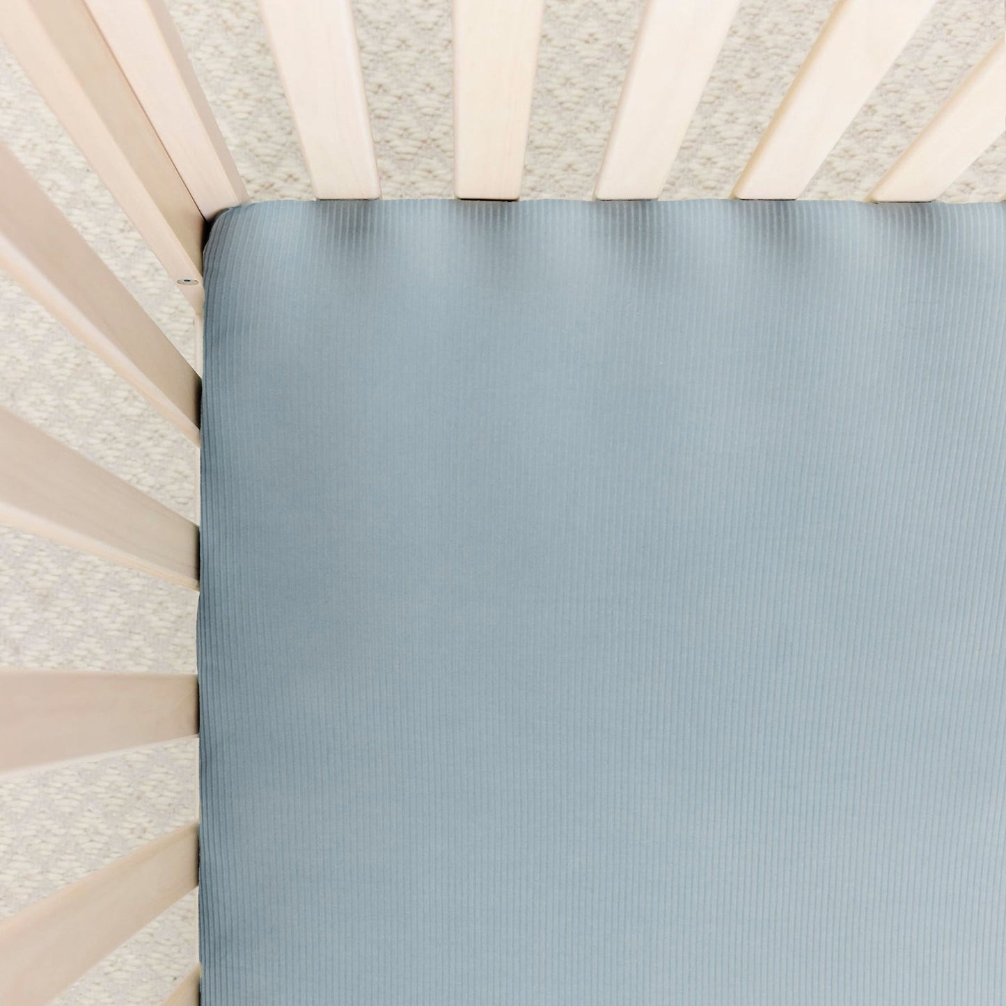 Lou Lou and Company Ribbed Crib Sheet - Ford