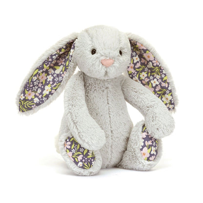 Jellycat Seasonal Little Blossom Bunny - Silver - Bloom