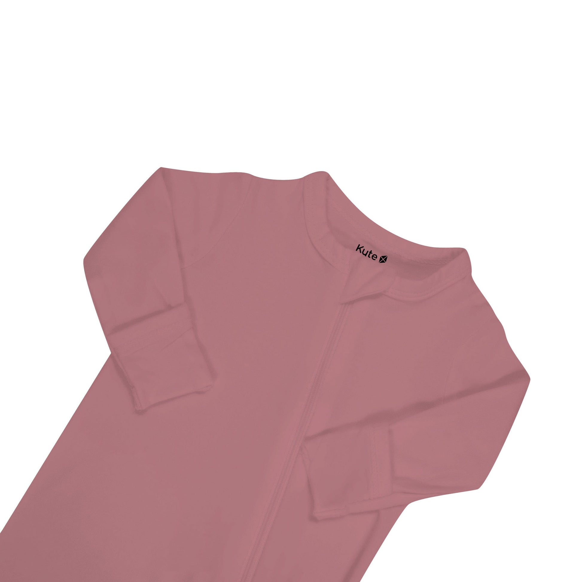 Kyte BABY Zippered Footie - Dusty Rose
