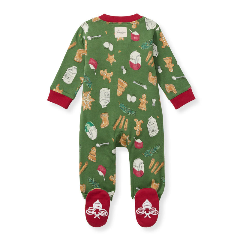Burt's Bees Pajamas - Holiday Cookies - Dark Jade