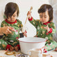 Burt's Bees Pajamas - Holiday Cookies - Dark Jade