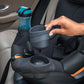 Parent removes cupholder of Chicco Fit360 ClearTex Rotating Convertible Car Seat - Black