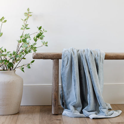 Saranoni Receiving Lush Blanket - Chambray