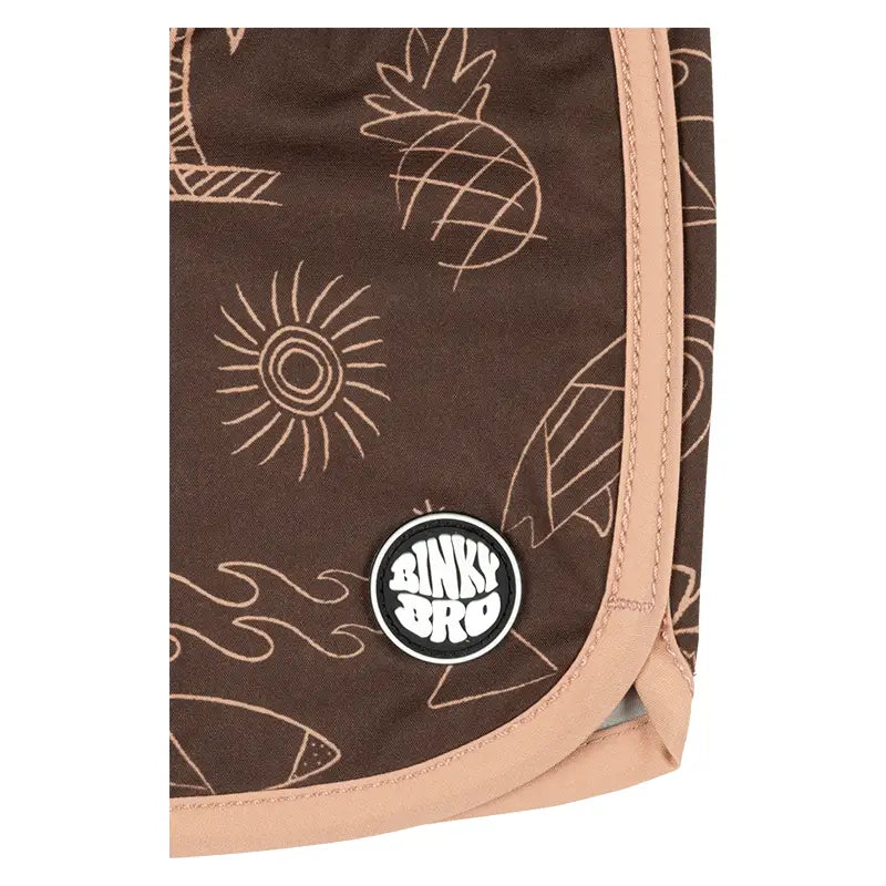 BinkyBro Kids Swimsuit Rocky Shore - Brown