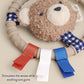 Itzy Ritzy Itzy Ring Pal - Taupe Bear