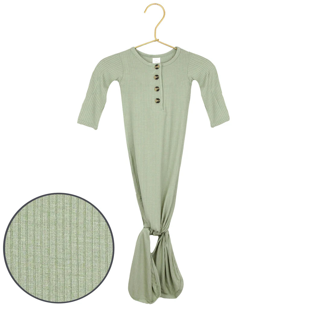 Lou Lou and Company Ribbed Knotted Gown