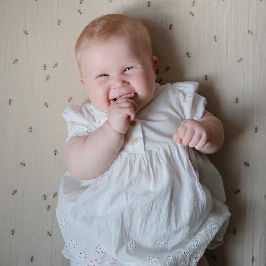 Mushie Extra Soft Muslin Crib Sheet