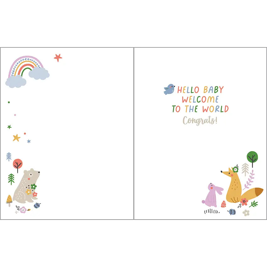 GINA B DESIGNS Baby Greeting Card - Adventure Begins