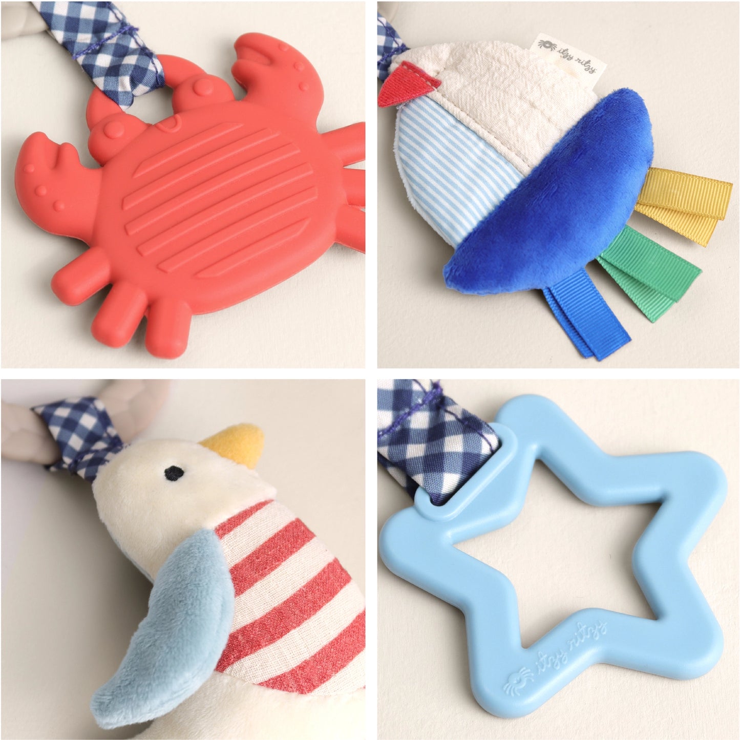 Itzy Ritzy Nautical Bitzy Busy Ring - Sea