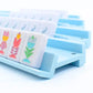 My Fair Mahjong Premium Acrylic Mahjong Rack  Set - Solid Macaron Blue