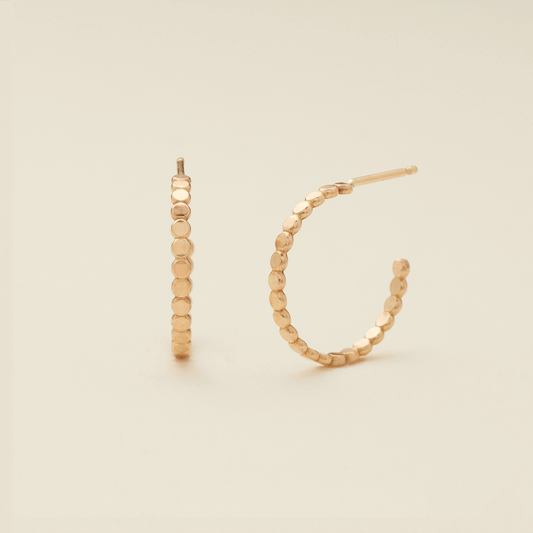 Made by Mary Poppy Hoop Earrings
