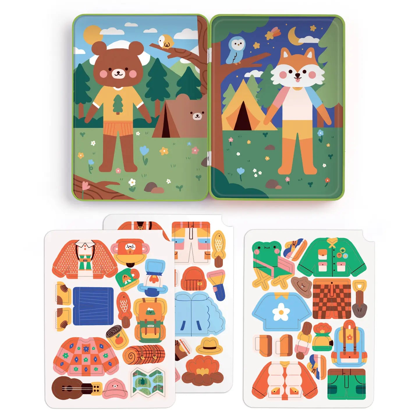 Chronicle Books Happy Camper Magnetic Play Set